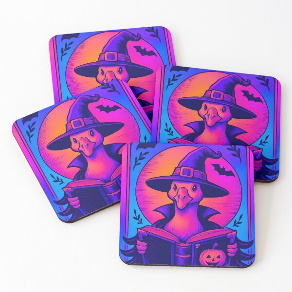 Item preview, The Goose Reader Witch Tarot Card – Spooky Halloween Art designed and sold by lobepainting.