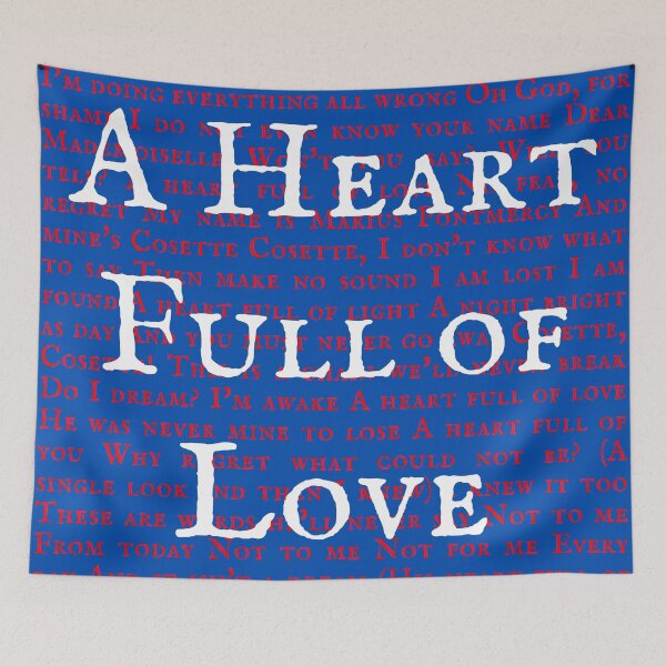 Item preview, Les Miserable Lyrics designed and sold by broadwaygirl142.