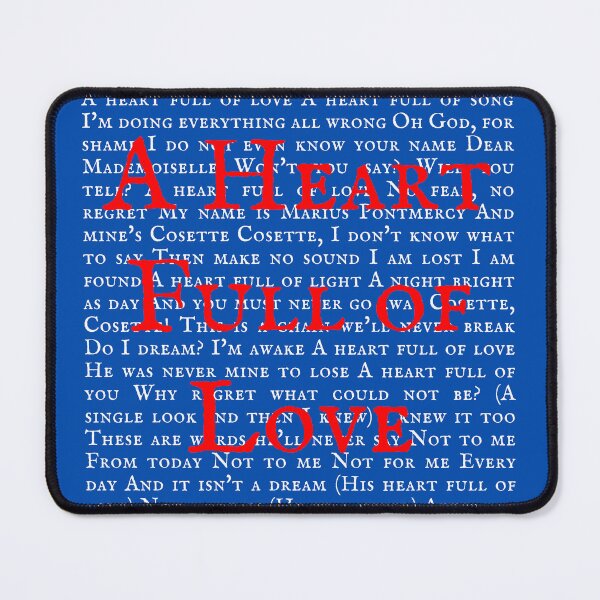 Item preview, Les Miserable Lyrics designed and sold by broadwaygirl142.