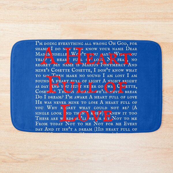 Item preview, Les Miserable Lyrics designed and sold by broadwaygirl142.