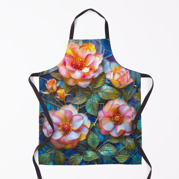 Item preview, Floral stained glass style art designed and sold by MargaretWiktor.