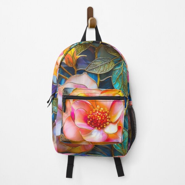 Item preview, Floral stained glass style art designed and sold by MargaretWiktor.