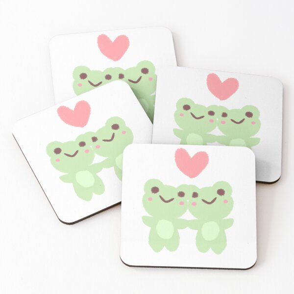 Item preview, Froggy Love Hug – Cute Frog Couple Illustration designed and sold by Heavenly-Cloudz.