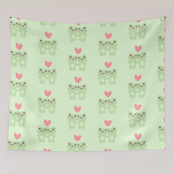 Item preview, Froggy Love Hug – Cute Frog Couple Illustration designed and sold by Heavenly-Cloudz.