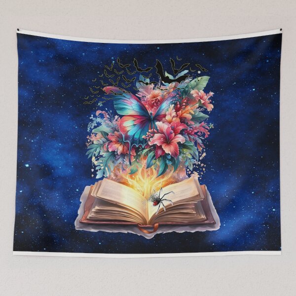 Item preview, The Enchanted Grimoire of Shadows and Blooms designed and sold by MysticOzzy.