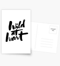 le coeur qui est en Desert Cartes postales