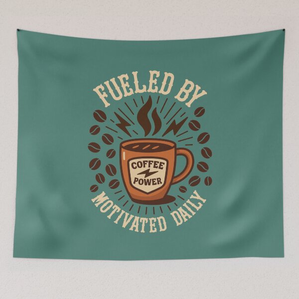 Item preview, Fueled by coffee designed and sold by TeeCodes.