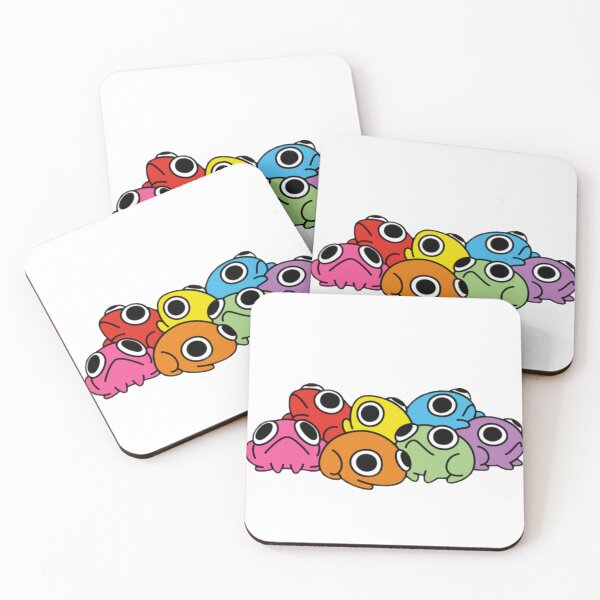 Item preview, Rainbow Frogs – Colorful Cartoon Frogs designed and sold by Heavenly-Cloudz.