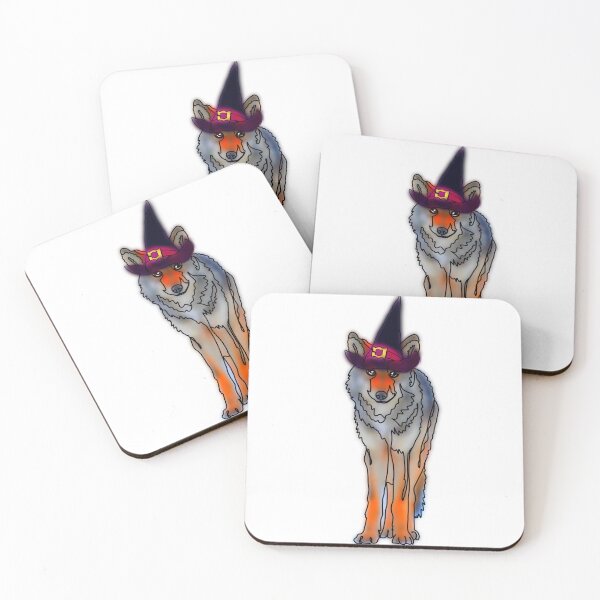 Item preview, Wolf Wearing a Witch Hat – animalzinhats designed and sold by Ashley’sAnimalz.