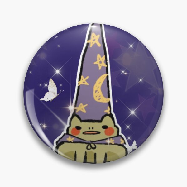 Item preview, Abracadabra - Magical Wizard Frog | Cute Starry Witch Hat Design designed and sold by Heavenly-Cloudz.