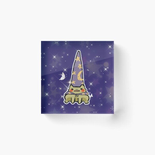 Item preview, Abracadabra - Magical Wizard Frog | Cute Starry Witch Hat Design designed and sold by Heavenly-Cloudz.