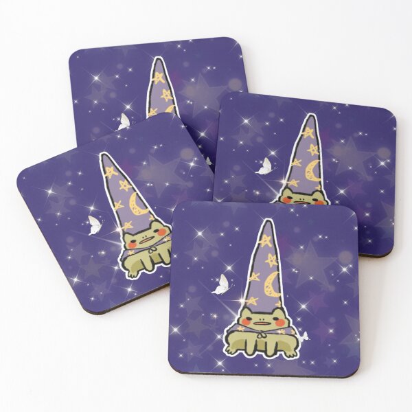 Item preview, Abracadabra - Magical Wizard Frog | Cute Starry Witch Hat Design designed and sold by Heavenly-Cloudz.