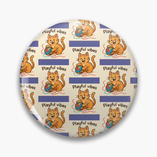 Item preview, Vibes de Chat Joueur. Playful Cat Vibes designed and sold by Drawingshirts.