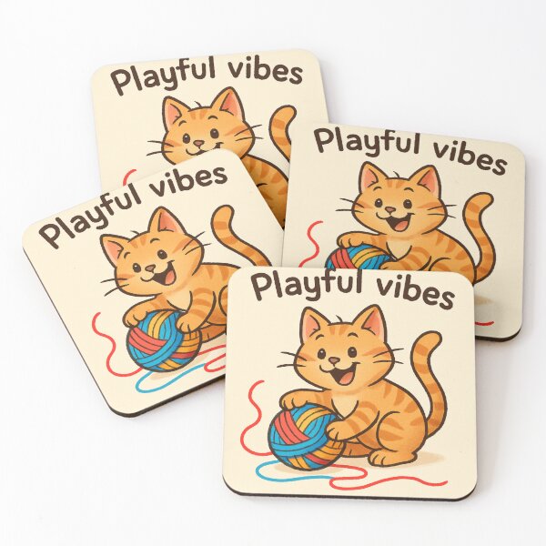 Item preview, Vibes de Chat Joueur. Playful Cat Vibes designed and sold by Drawingshirts.