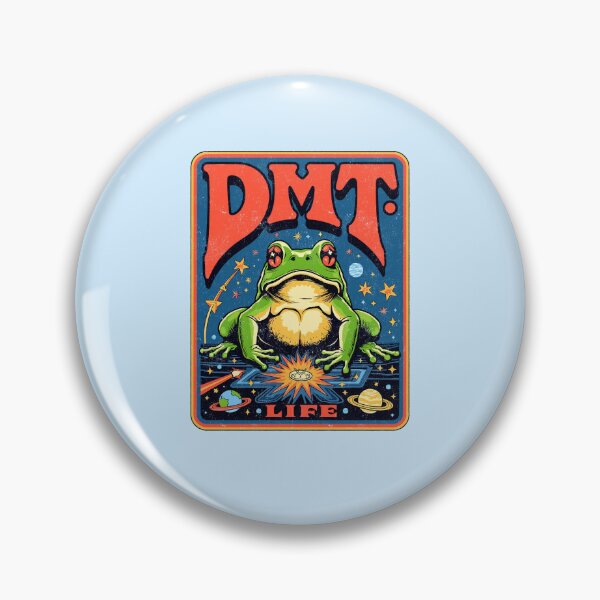 Item preview, DMT Toad Life - Psychedelic Frog Cosmic Journey - Trippy Vintage Space Art designed and sold by Vintagenaut Co..