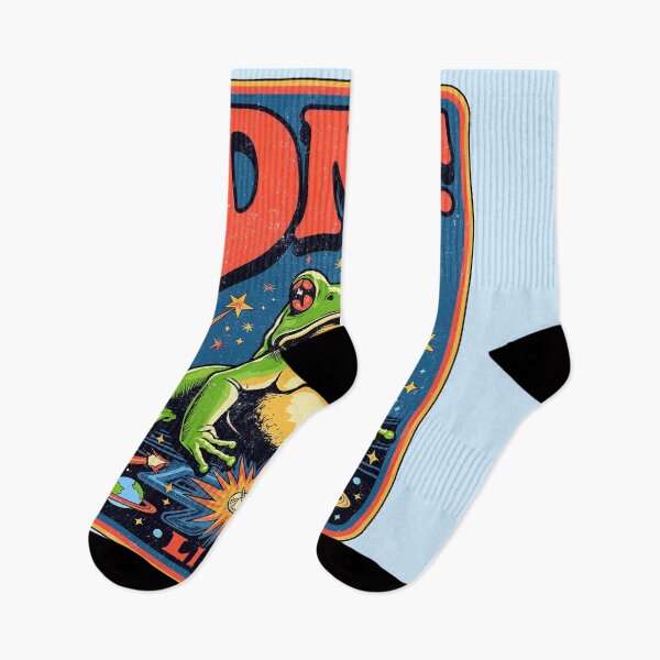 Item preview, DMT Toad Life - Psychedelic Frog Cosmic Journey - Trippy Vintage Space Art designed and sold by Vintagenaut Co..