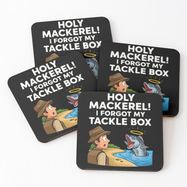 Item preview, "Holy Mackerel! I Forgot My Tackle Box" designed and sold by Bowniko^^.