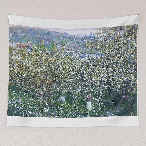 Item preview, Vetheuil Flowering Plum Trees   1879 by Claude Monet  designed and sold by GabyddAlessandr.