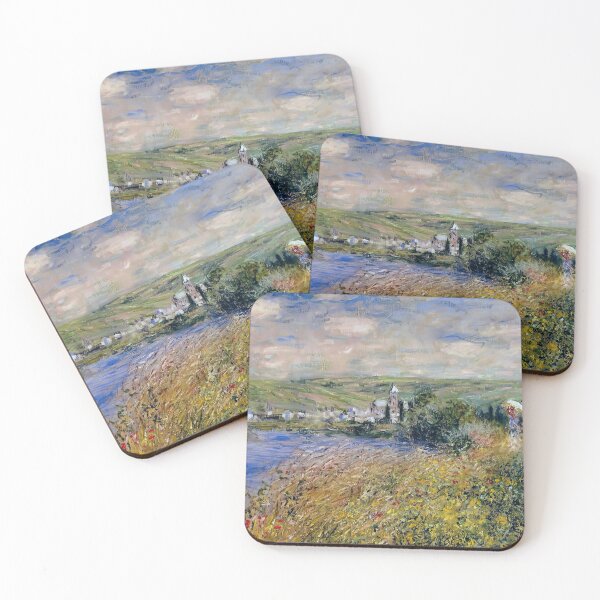 Item preview, Vetheuil Seen from Ile Saint Martin   1880 by Claude Monet  designed and sold by GabyddAlessandr.