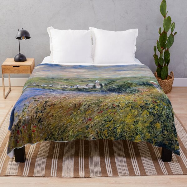 Item preview, Vetheuil Seen from Ile Saint Martin   1880 by Claude Monet  designed and sold by GabyddAlessandr.