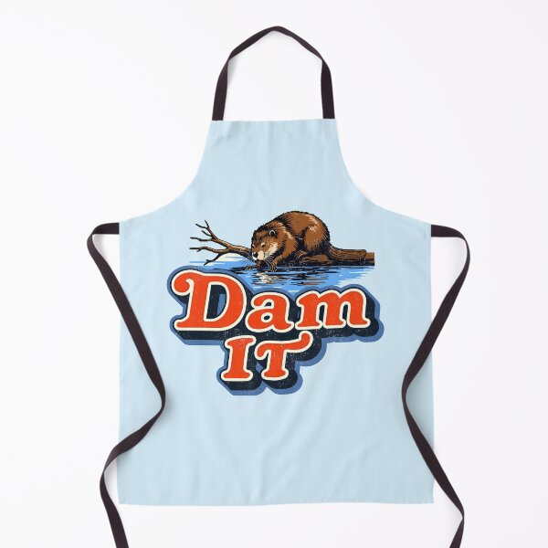 Item preview, Dam It! Funny Beaver Pun Design - Humorous Wildlife Animal & Nature Lover Gift designed and sold by Vintagenaut Co..