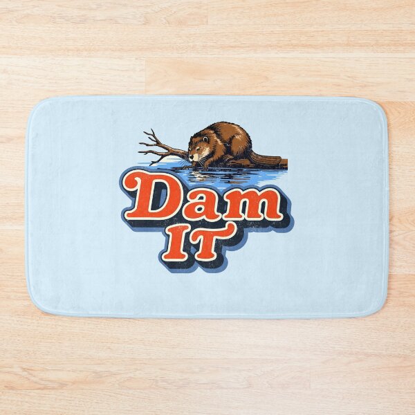 Item preview,  Dam It! Funny Beaver Pun Design - Humorous Wildlife Animal & Nature Lover Gift designed and sold by Vintagenaut Co..