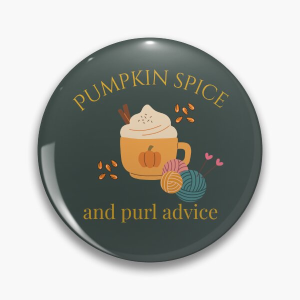 Item preview, Pumpkin Spice & Purl Advice - Autumn Knitting  designed and sold by Oopsie Doodle .