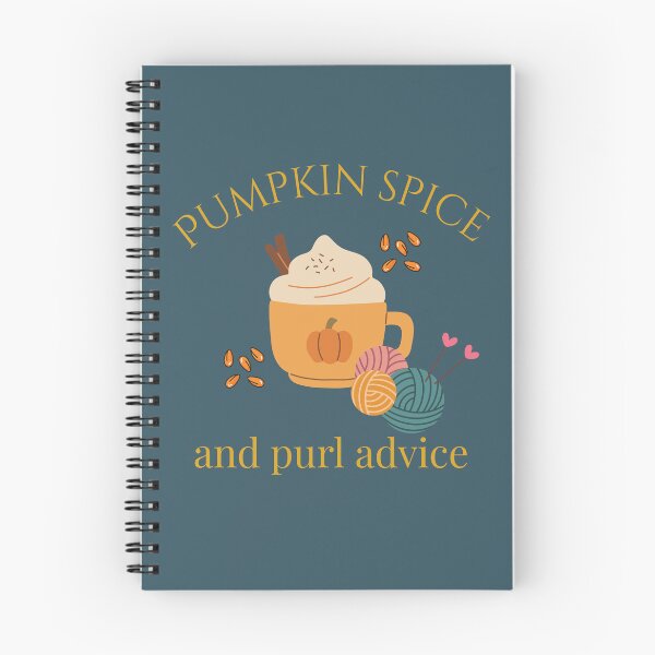 Item preview, Pumpkin Spice & Purl Advice - Autumn Knitting  designed and sold by Oopsie Doodle .