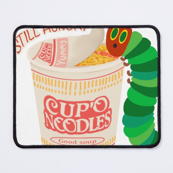 Item preview, (Outlined Text) Hungry Caterpillar Noodles designed and sold by Radio-Fish-Art.