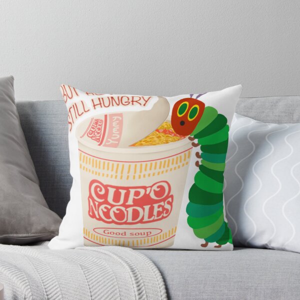 Item preview, (Outlined Text) Hungry Caterpillar Noodles designed and sold by Radio-Fish-Art.