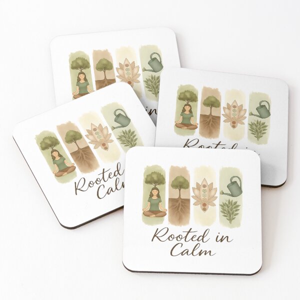 Item preview, Rooted in Calm Tree Chakra Mindfulness Art designed and sold by Furr-n-Purr.