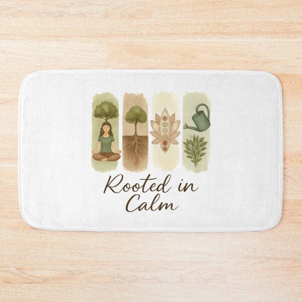 Item preview, Rooted in Calm Tree Chakra Mindfulness Art designed and sold by Furr-n-Purr.
