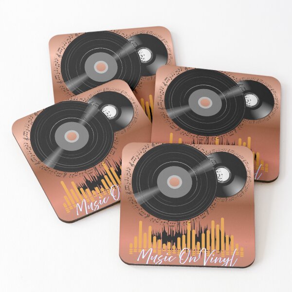 Item preview, Music On Vinyl Graphic designed and sold by BrightrDayMusicArt.