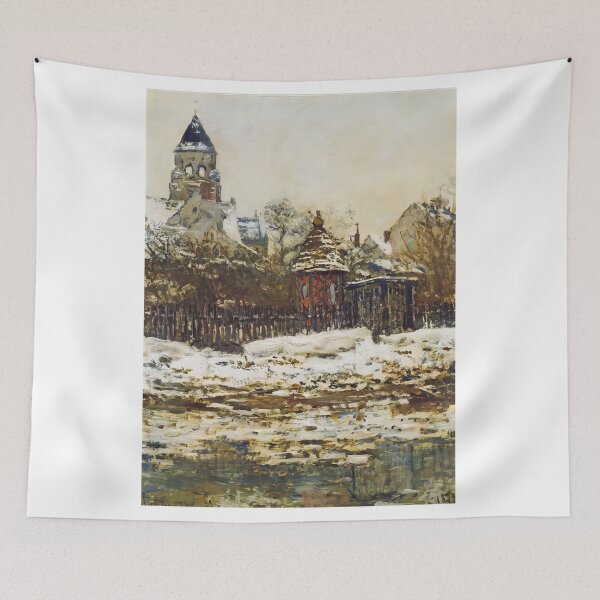 Item preview, Vetheuil The Church in Winter   1879 by Claude Monet  designed and sold by GabyddAlessandr.