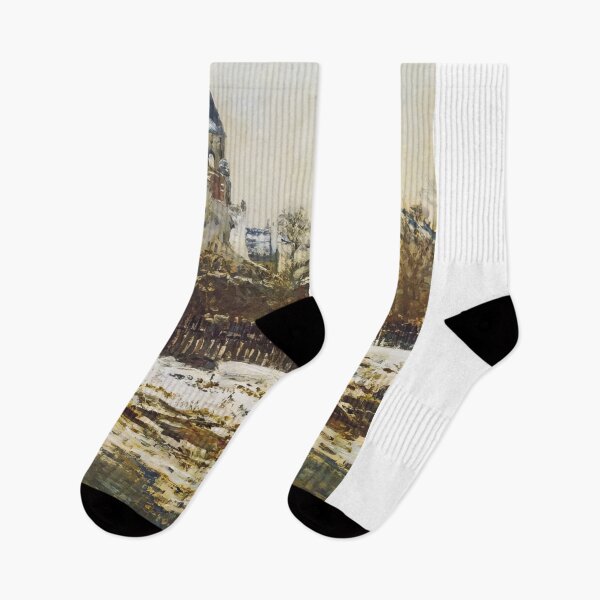 Item preview, Vetheuil The Church in Winter   1879 by Claude Monet  designed and sold by GabyddAlessandr.