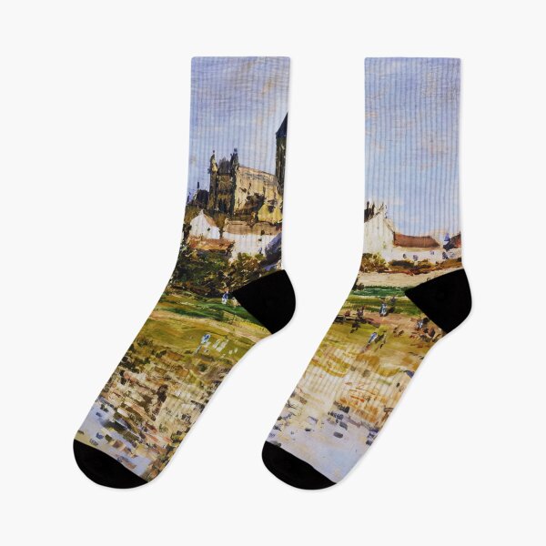 Item preview, Vetheuil The Church   1880 by Claude Monet  designed and sold by GabyddAlessandr.