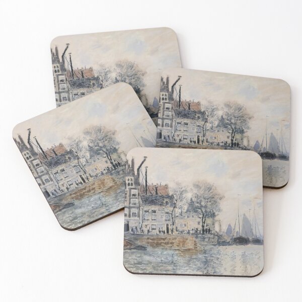 Item preview, View of Amsterdam   1874 by Claude Monet  designed and sold by GabyddAlessandr.
