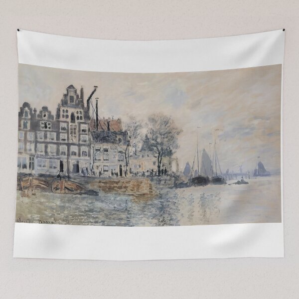 Item preview, View of Amsterdam   1874 by Claude Monet  designed and sold by GabyddAlessandr.