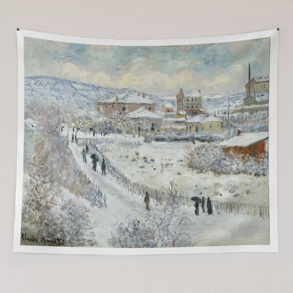 Item preview, View of Argenteuil in the Snow   1875 by Claude Monet  designed and sold by GabyddAlessandr.