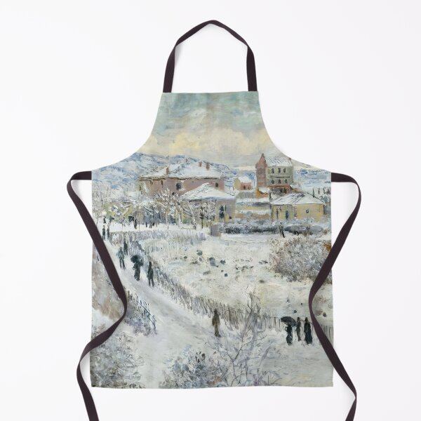 Item preview, View of Argenteuil in the Snow 1875 by Claude Monet designed and sold by GabyddAlessandr.