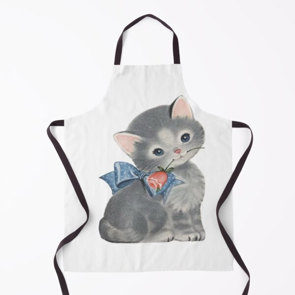Item preview, Vintage cat with rose designed and sold by Pixiedrop.