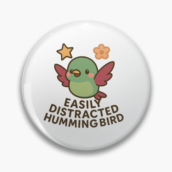 Item preview, Easily Distracted Hummingbird designed and sold by ndmedia.