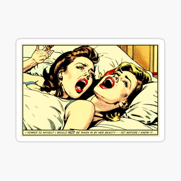 Item preview, 1960s Besties, Friends and Lovers Pop Art Parody designed and sold by NickWhittleArt.