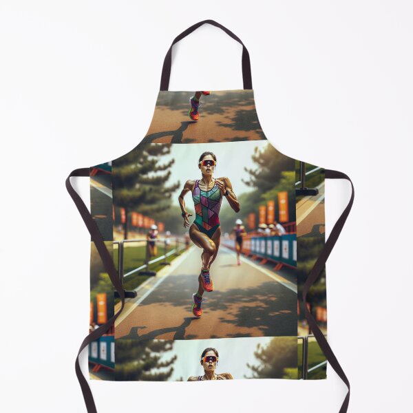 Item preview, “PACE. POWER. PURPOSE.” – Triathlon Woman in Beast Mode designed and sold by Triathlongram.