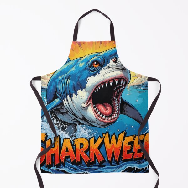 Item preview, Epic Shark Week – Explosive Comic Style Great White Attack designed and sold by GingerFay.