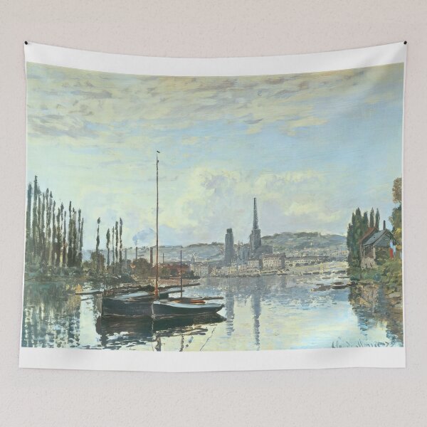 Item preview, View of Rouen   1872 by Claude Monet  designed and sold by GabyddAlessandr.