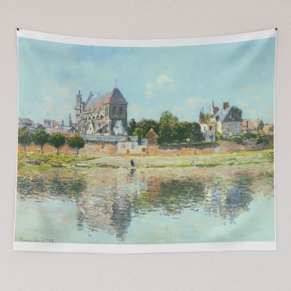 Item preview, View of the Church at Vernon   1883 by Claude Monet  designed and sold by GabyddAlessandr.