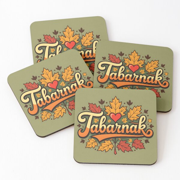 Item preview, Tabarnak – French Canadian Swear Word with Fall Leaf Design designed and sold by EmeraldeaArt.