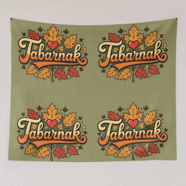 Item preview, Tabarnak – French Canadian Swear Word with Fall Leaf Design designed and sold by EmeraldeaArt.