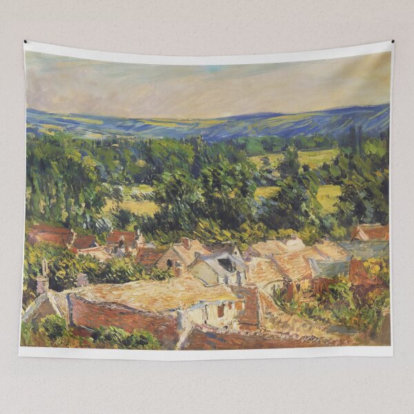 Item preview, View on village of Giverny   1886 by Claude Monet  designed and sold by GabyddAlessandr.